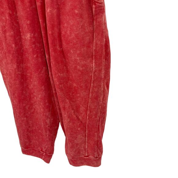 Livi Lane Bryant Pink Coral Acid Wash Sleeveless Jogger Jumpsuit Size 22/24 - Picture 5 of 8